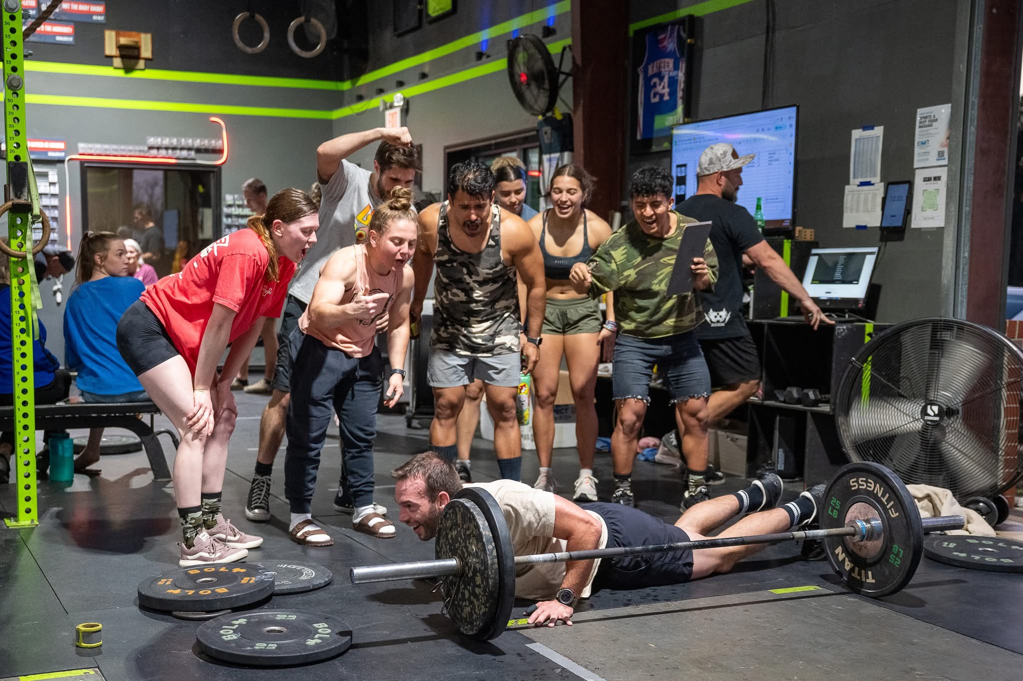 CrossFit Willis Murph Day with American flag